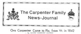 The Carpenter Family News Journal Excerpt